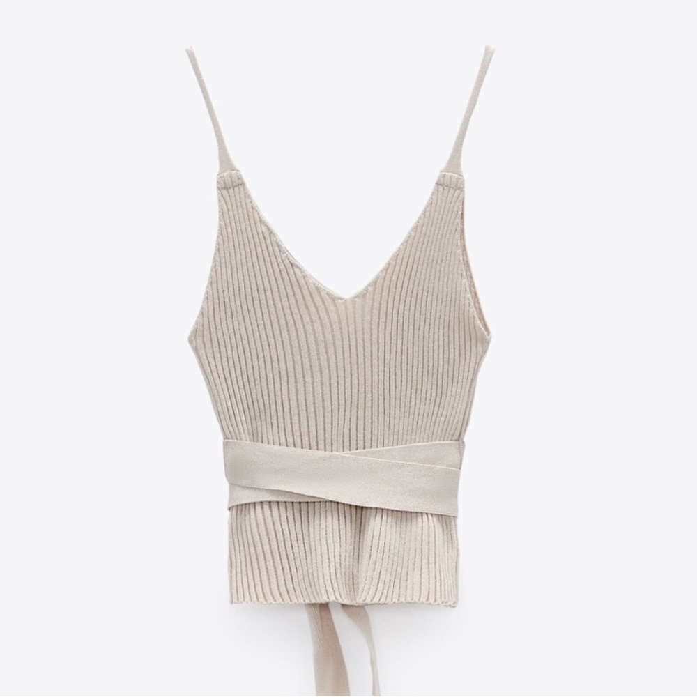 Zara belted top - Picture 4 of 8